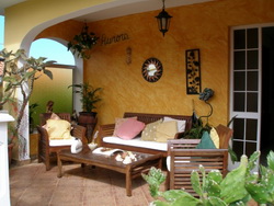 Large villa on 2 levels with terrace and garden.  