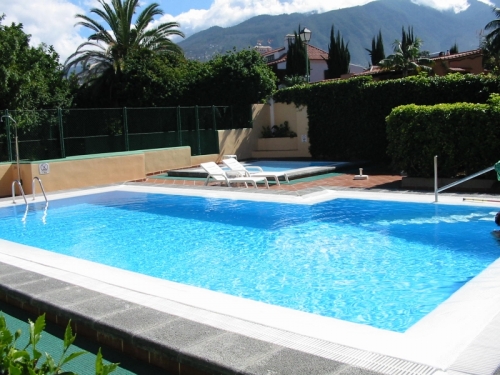 1 bedroom flat in nice condo with pool.