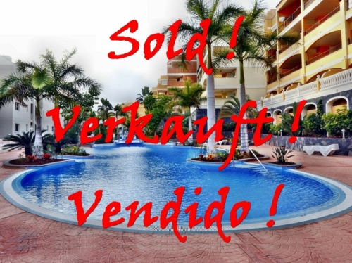 Verkauft: Schönes 2-Zimmer-Ferienappartement im Residencial "Las Laderas" in Palm Mar, Teneriffa-Süd
